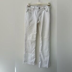 Cabi 5 pocket embroidered pocket size 6 bootcut flare